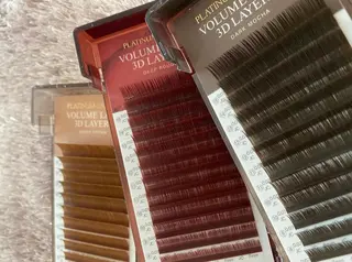 カラー 【那覇/束感まつ毛】 キャメルのマツエク・マツパデザイン