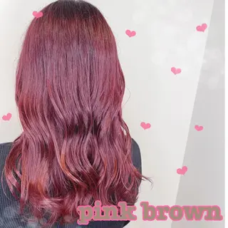 カラー 南上 野々佳のヘアスタイル