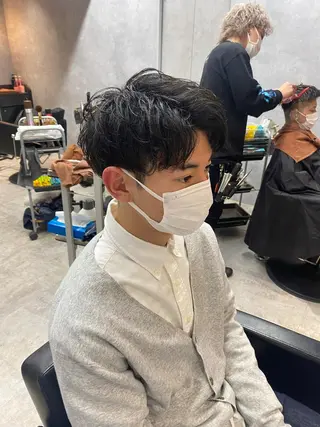 ショート メンズ ツイストスパイラル/ メンズ特化/中川誠也のヘアスタイル