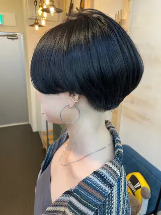 ショート カラー SUN GLOW  サングロウ所属・水素トリートメント／ 髪質改善/ナカノメのヘアスタイル