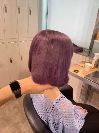 ミディアム カラー ベージュカラー💖 やすひろのヘアスタイル