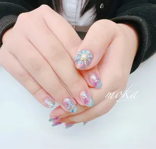 ネイル 胡蝶蘭レディースサロ ンNailMOKAのネイルデザイン