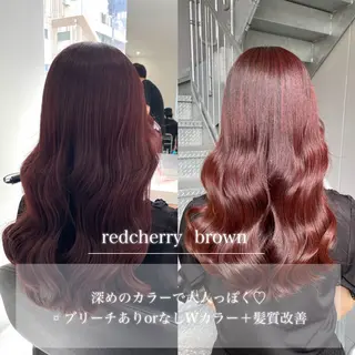 セミロング カラー ヘアアレンジ Ella所属・nana【艶髪】/ レイヤー/縮毛矯正のヘアスタイル