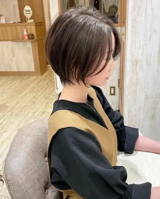 ショート おのだ あやなのヘアスタイル