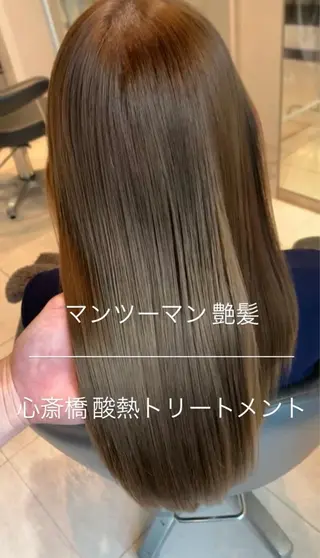 セミロング 👑松山ストレート/ メンズヘア/龍仁👑のヘアスタイル