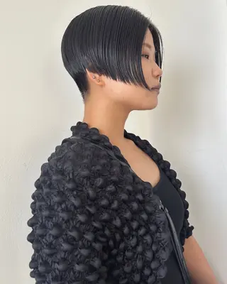 ショート Loom.所属・村上雅人 ナチュラルモードのヘアスタイル