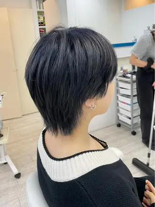 ショート 新籾 尚哉のヘアスタイル