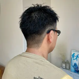 ショート ヘアアレンジ メンズ 🦢透明感カラー ayaka🌹のヘアスタイル