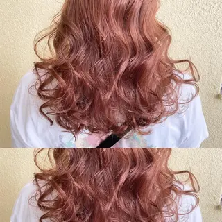 セミロング カラー ツキノキ ミナのヘアスタイル