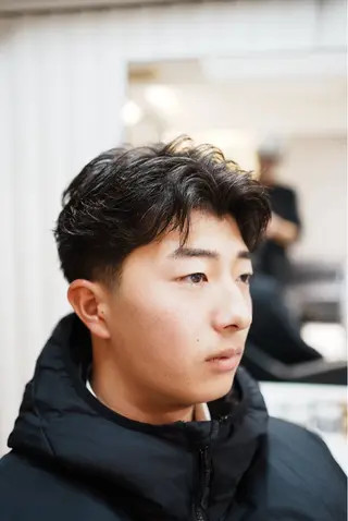 メンズ Men’s  salon ANSWER所属・SHIZUKU スパイキーショートのヘアスタイル