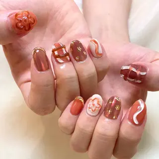 ネイル 新井 ひなののネイルデザイン