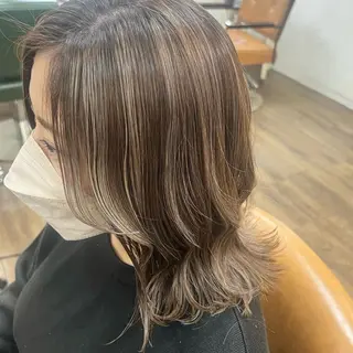 カラー 三宅/chacha blanc金剛駅前店のヘアスタイル