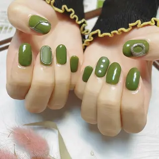 ネイル ネイルPetit Ribbonのネイルデザイン