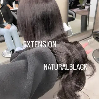 ロング カラー エクステ🩵ブリーチ 韓国ヘア🩵KAEのヘアスタイル