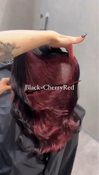 カラー i.+OSAKA所属・【大阪】縮毛矯正×ハ イトーン✨のヘアスタイル