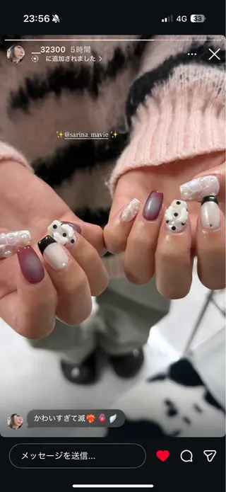 ネイル Sarina ⋆⭒˚ mavieのネイルデザイン