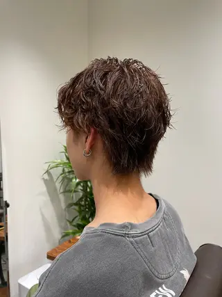 ショート パーマ メンズ メンズカット MIWAのヘアスタイル