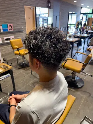 ショート パーマ メンズ 髪質改善/ 杉山正克のヘアスタイル