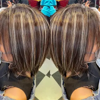 ミディアム カラー 👑派手髪/カット 👑ANRYのヘアスタイル