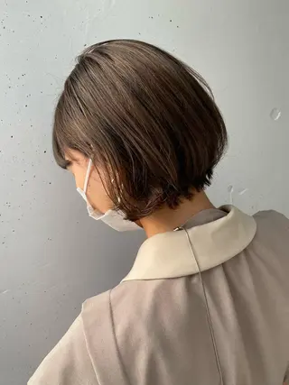 ショート カラー 髪質改善/レイヤー ストウシンゴのヘアスタイル