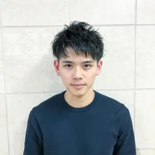 ショート カラー パーマ ヘアアレンジ メンズ キッズ ネイル マツエク・マツパ 髪質改善🇰🇷 レイヤーカット/梅田のヘアスタイル