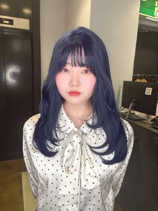 ロング カラー ミルクティー/ピンク /ブロンド 咲良のヘアスタイル