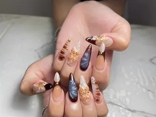 ネイル 💕鈴木ユリ パラジェル/オフ無料のネイルデザイン