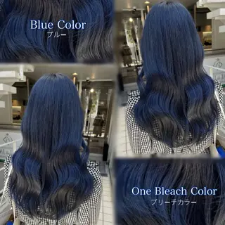 ロング カラー ハイトーン/ブリーチ 💙みずき💙のヘアスタイル