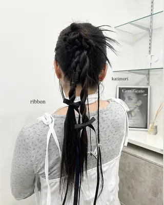 ロング ヘアアレンジ ヒナ .のヘアスタイル