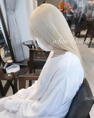 ロング カラー 💜ハイトーン💛 マジカルかいちゃんのヘアスタイル