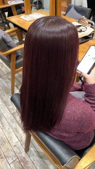 ロング カラー 首藤 大翔のヘアスタイル