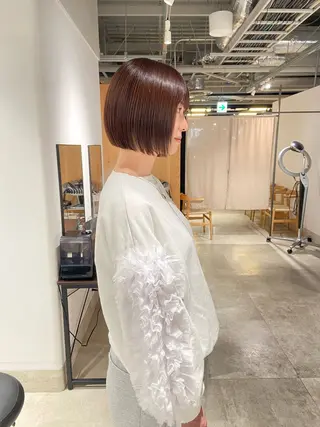 ショート カラー gotoday shiare salon渋谷モディ店所属・大人ヘア/ショート/ ボブ/レイヤーのヘアスタイル