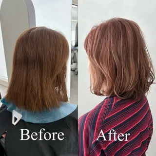 ミディアム カラー qumu 横浜所属・🌿ショート/ボブ/ 透明感カラー🌿神永のヘアスタイル