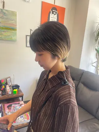 ショート 【guild】眞島 縮毛矯正のヘアスタイル