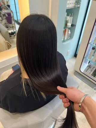 ミディアム カラー 堀井 凌平のヘアスタイル