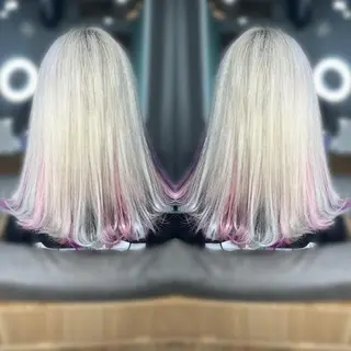 ショート カラー ヘアアレンジ メンズ キッズ ♡SNSで大バズり♡ コリアン羽エクステ◎のヘアスタイル