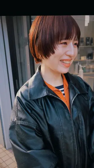 ショート カラー Umu所属・✳︎透明感カラー✳︎ ボブ✳︎nanaのヘアスタイル