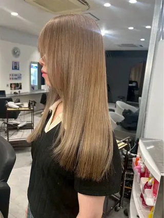 ロング カラー パーマ 𝑲𝒊𝒏𝒈 𝑴𝒂𝒚𝒖🌺のヘアスタイル