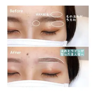 アイブロウ WHITE  EYE　京橋店所属・WHITE EYE 京橋店の眉毛・アイブロウイメージ