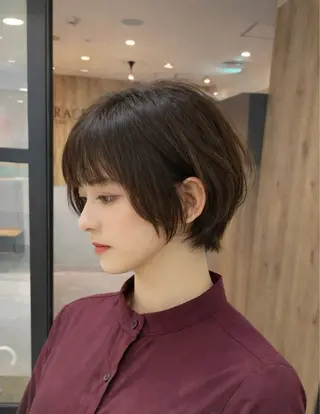 ショート TERRACE LUXBE阿倍野アポロ店所属・清家 /人生を変える 髪質改善ストレートのヘアスタイル