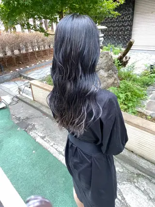 ロング カラー 韓国風スタイル 🍓MIZUKI🍓のヘアスタイル