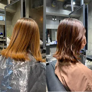 ミディアム カラー Agu hair lore沼館店所属・八戸パーマ/メンズパ ーマ/シンゴ。のヘアスタイル