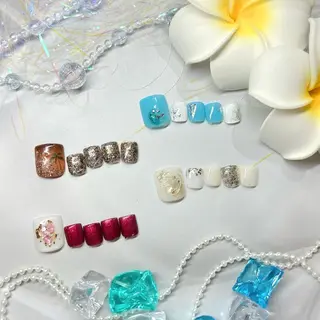 ネイル クレアトゥール華所属・クレアトゥール華 西村のネイルデザイン