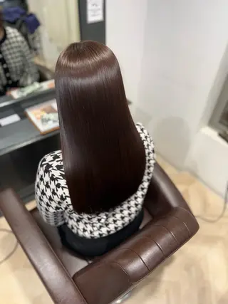 ロング リピート90%超/縮 毛矯正/髪質改善井口のヘアスタイル