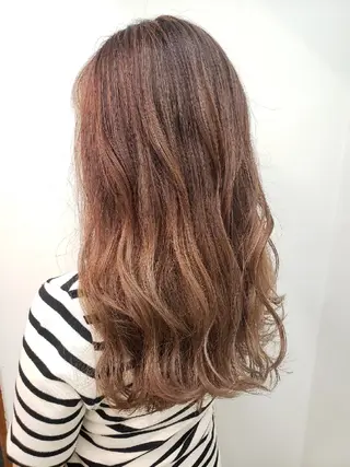 ロング カラー ビーオーダーズ所属・ダブルカラーモデル☆ SHUNYAのヘアスタイル