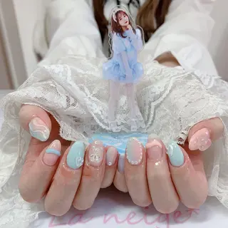 ネイル La neige* yuki 🥯🍑のネイルデザイン