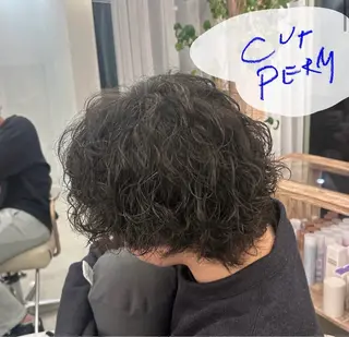 ショート パーマ メンズ and c yumeのヘアスタイル