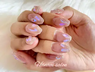 ミディアム Hanaai Salon新宿店のネイルデザイン