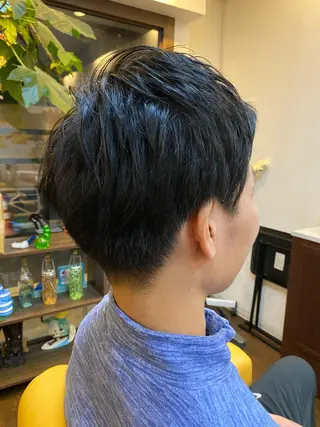 メンズ ヘアーデザイン ククイ所属・【コテパーマ】イトウ シンゴのヘアスタイル