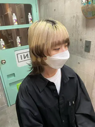 ミディアム カラー 艶髪サラサラカラー 🌈前原健吾のヘアスタイル